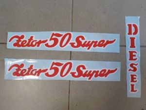 Sada nápisů Super 50 + diesel