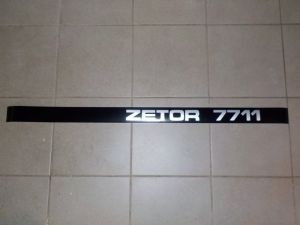 Nápis Zetor 7711 pravý