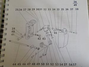 Konzola brzdového válce - pravá 