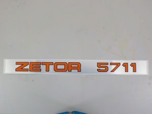 Nápis Zetor 5711 - samolepící