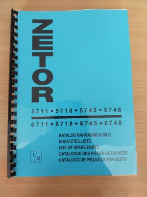 Katalog dílů na Zetor 5711 - 6748