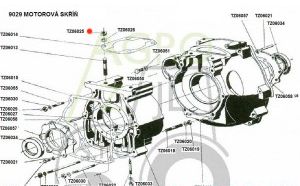 Matice šteftu válce motoru M14x1,5